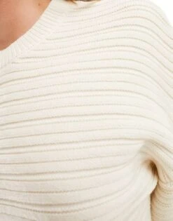 Pretty Lavish Tie Back Knitted Jumper In Cream For Women -Pretty Lavi Clothing Shop 205508381 4