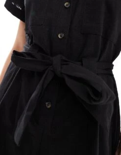 Pretty Lavish Utility Playsuit In Black For Women -Pretty Lavi Clothing Shop 205872342 4