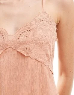 Pretty Lavish Textured Maxi Dress In Terracotta For Women -Pretty Lavi Clothing Shop 205872465 3