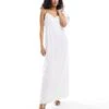 Pretty Lavish Textured Maxi Dress In Cream For Women -Pretty Lavi Clothing Shop 205915691 1 cream