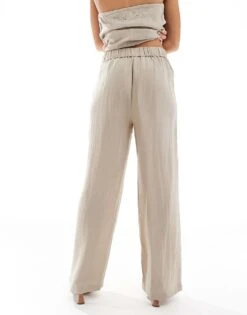 Pretty Lavish Tailored Trouser Co-ord In Taupe For Women -Pretty Lavi Clothing Shop 206341975 4