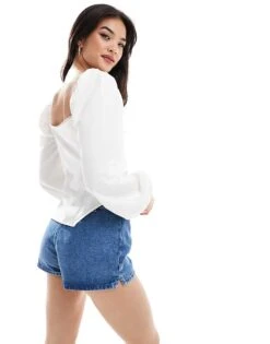 Pretty Lavish Embellished Corset Top In Oyster For Women -Pretty Lavi Clothing Shop 206345220 4