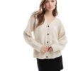 Pretty Lavish Knit Cardigan In Light Beige For Women -Pretty Lavi Clothing Shop 206918141 1 lightbeige