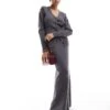Pretty Lavish Rib Knit Co-ord In Charcoal -Pretty Lavi Clothing Shop 206918242 4