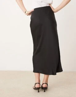Pretty Lavish Breye Maxi Skirt In Black For Women -Pretty Lavi Clothing Shop 206966679 4