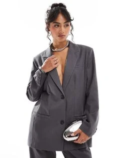 Pretty Lavish Tailored Co-ord In Charcoal Grey -Pretty Lavi Clothing Shop 206966784 1 charcoalgrey 1