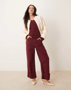 Pretty Lavish Cropped Boucle Jacket In Cream For Women -Pretty Lavi Clothing Shop 207342211 4