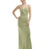 Pretty Lavish Bridesmaid Crepe Cami Maxi Dress In Olive For Women -Pretty Lavi Clothing Shop 207433683 1 olive