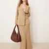 Pretty Lavish Tailored Co-ord In Camel -Pretty Lavi Clothing Shop 207630407 2