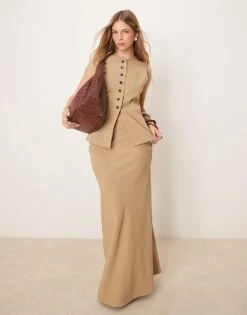 Pretty Lavish Tailored Co-ord In Camel -Pretty Lavi Clothing Shop 207630427 1 camel